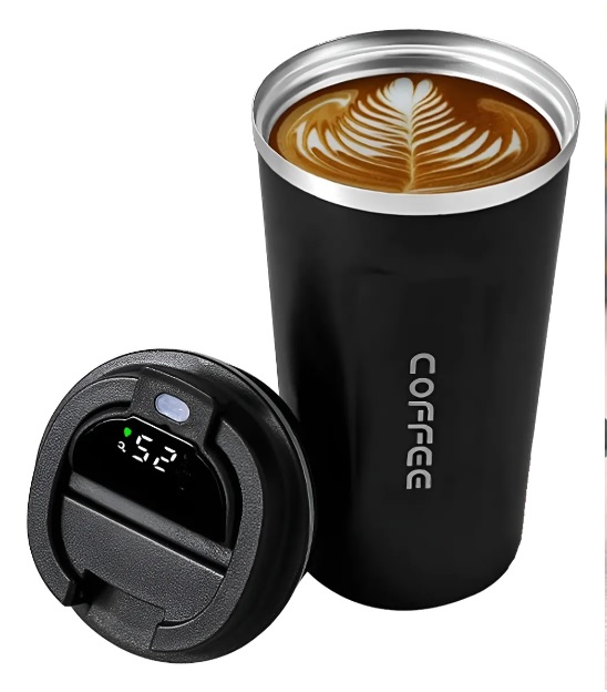 Vaso Térmico de Café Sensor de Temperatura
