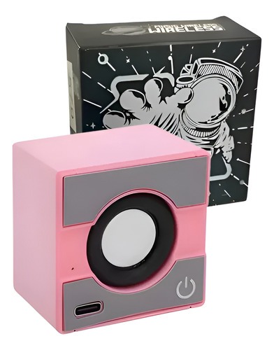 Parlante Mini Bluetooth Portátil Rosa