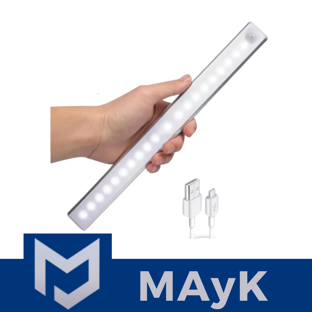 Barra Led Recargable Usb Luz Cálida 50cm