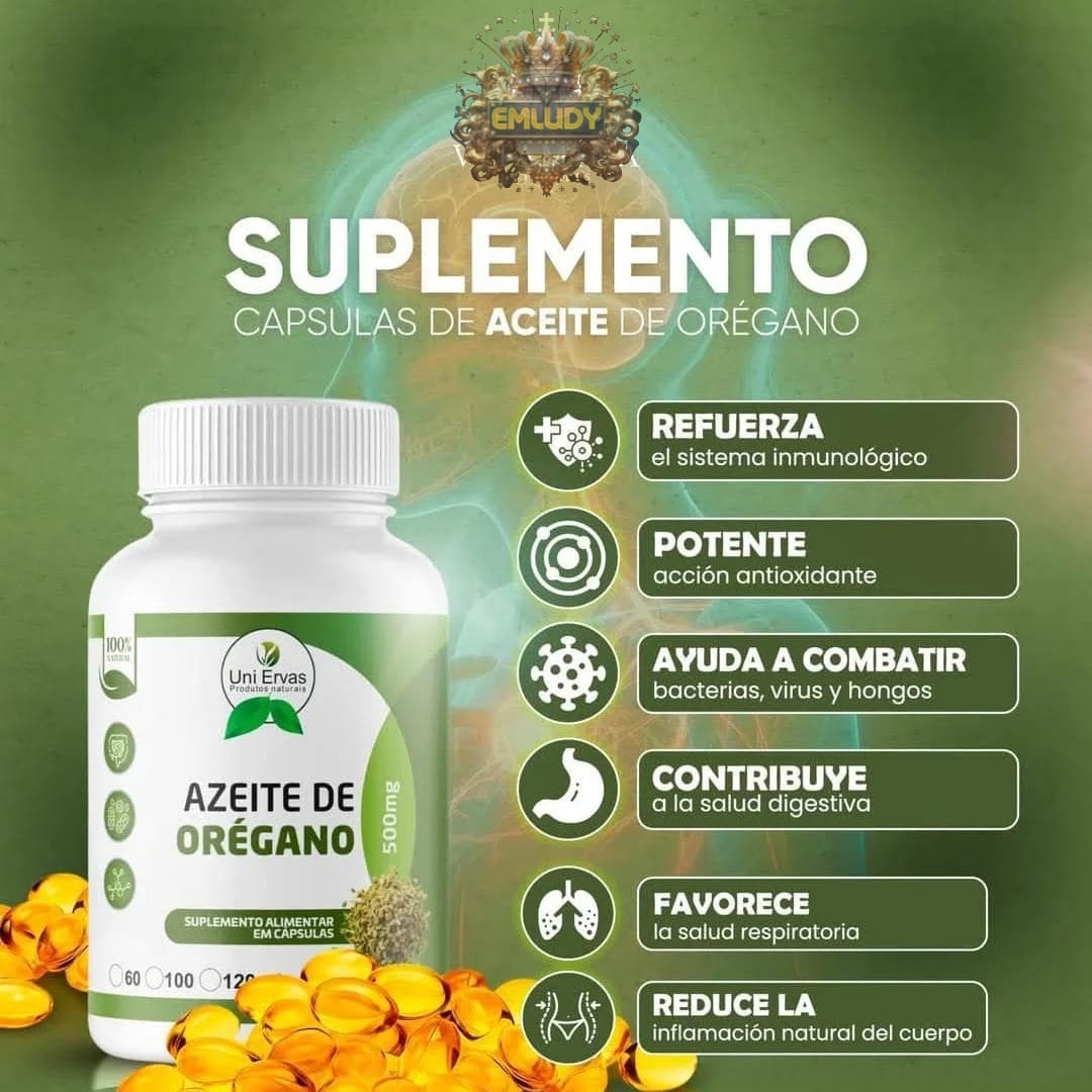 Aceite de Orégano 60 cápsulas