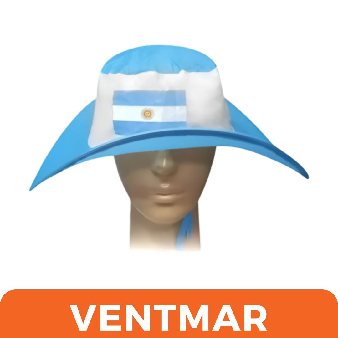 Sombrero Argentina Plegable